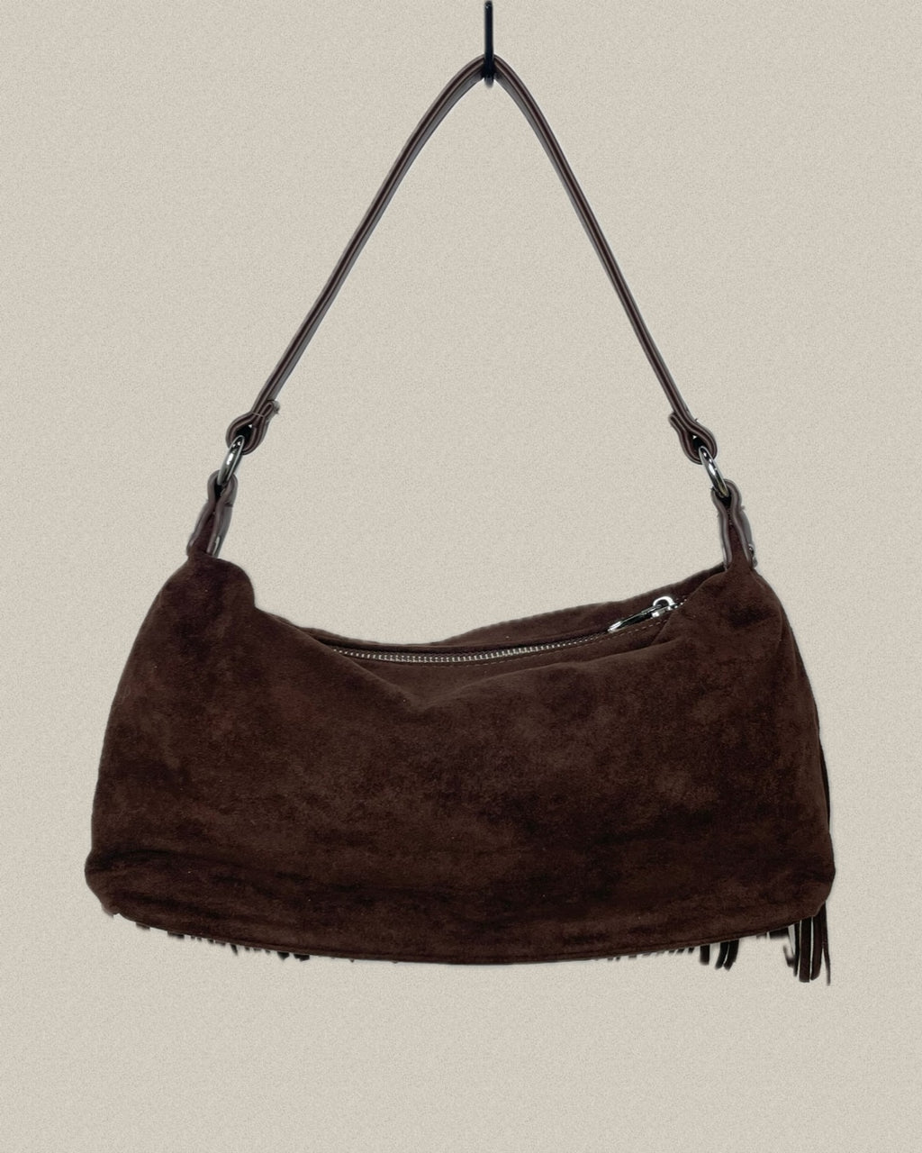 Borsa suede frange