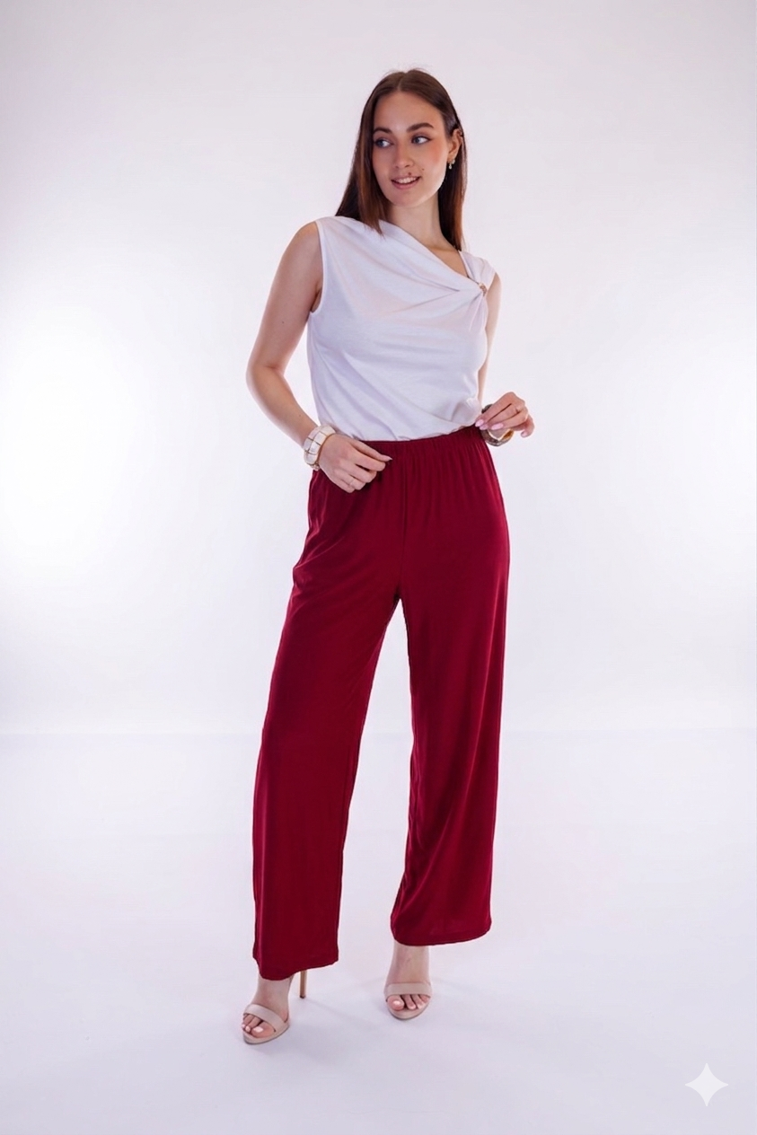 Pantalone ampio viscosa