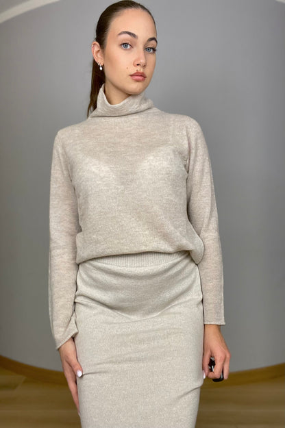 Gonna longuette m. cashmere