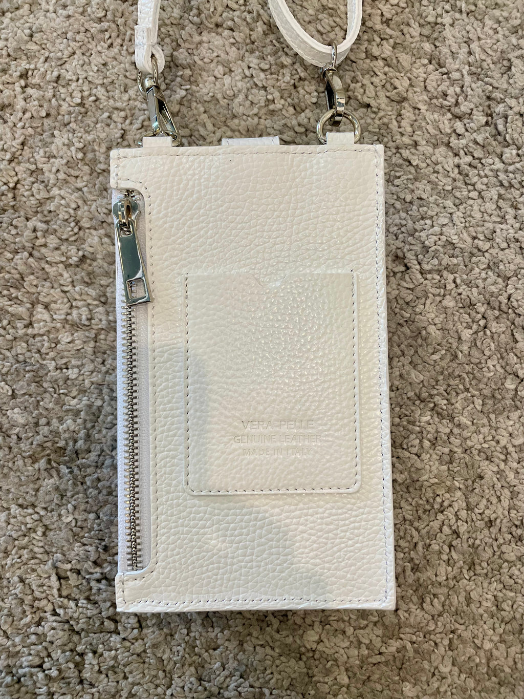 Porta cellulare vera pelle