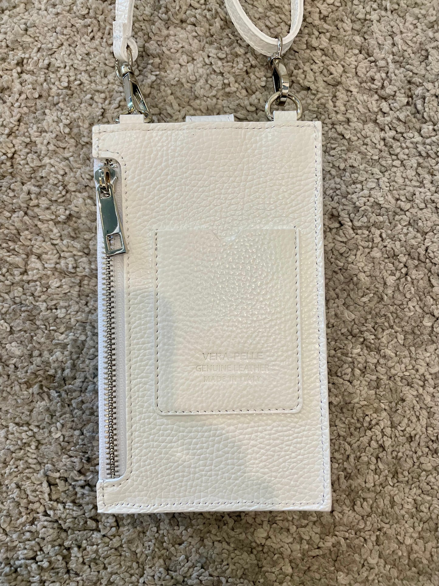 Porta cellulare vera pelle