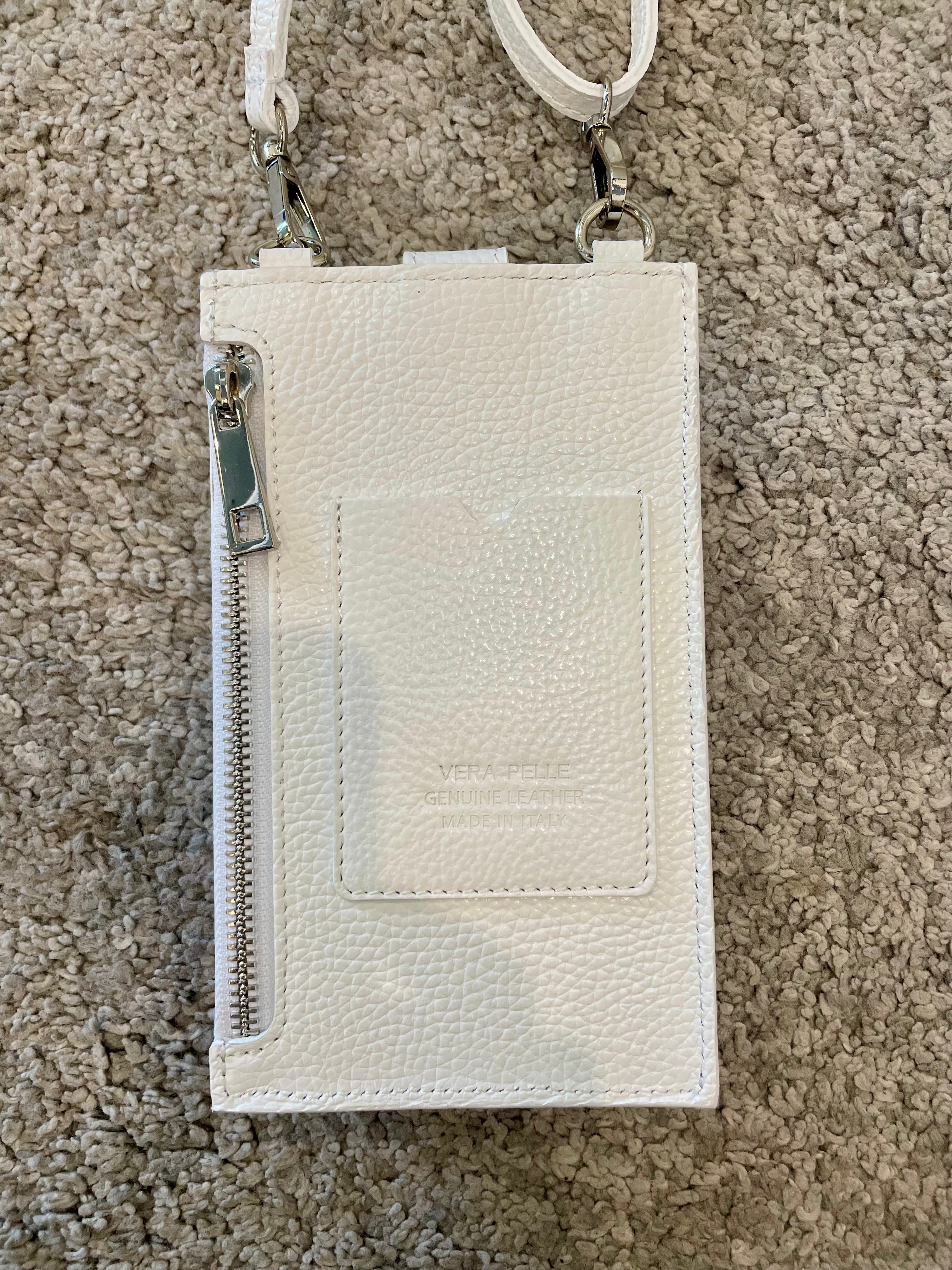 Porta cellulare vera pelle