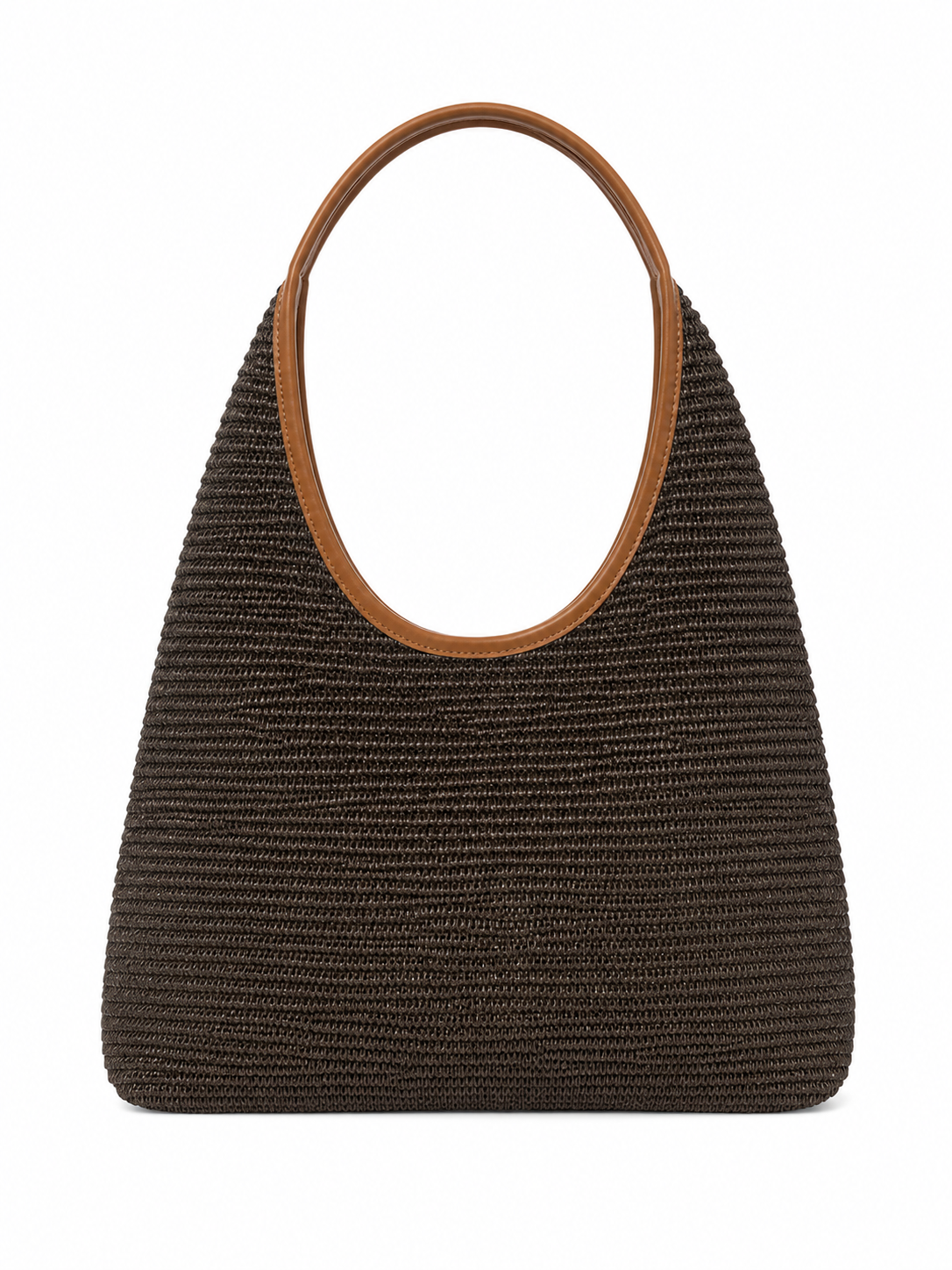 Borsa rafia e pelle