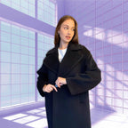 Cappotto doppiopetto velour