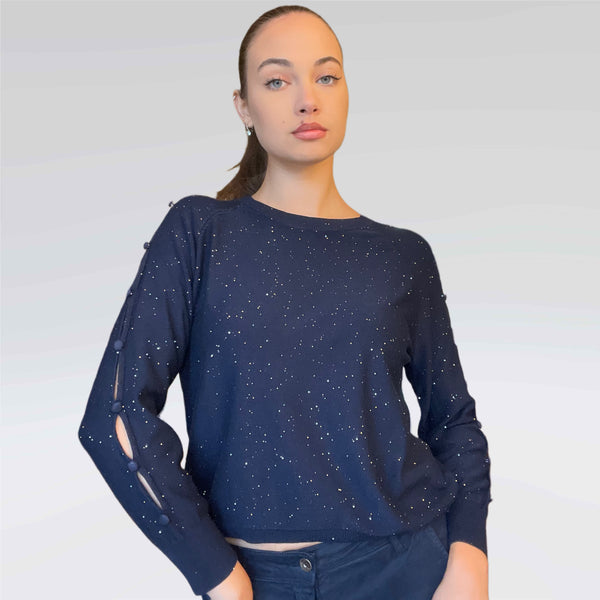 Maglia micro paillettes