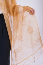 Stola organza seta