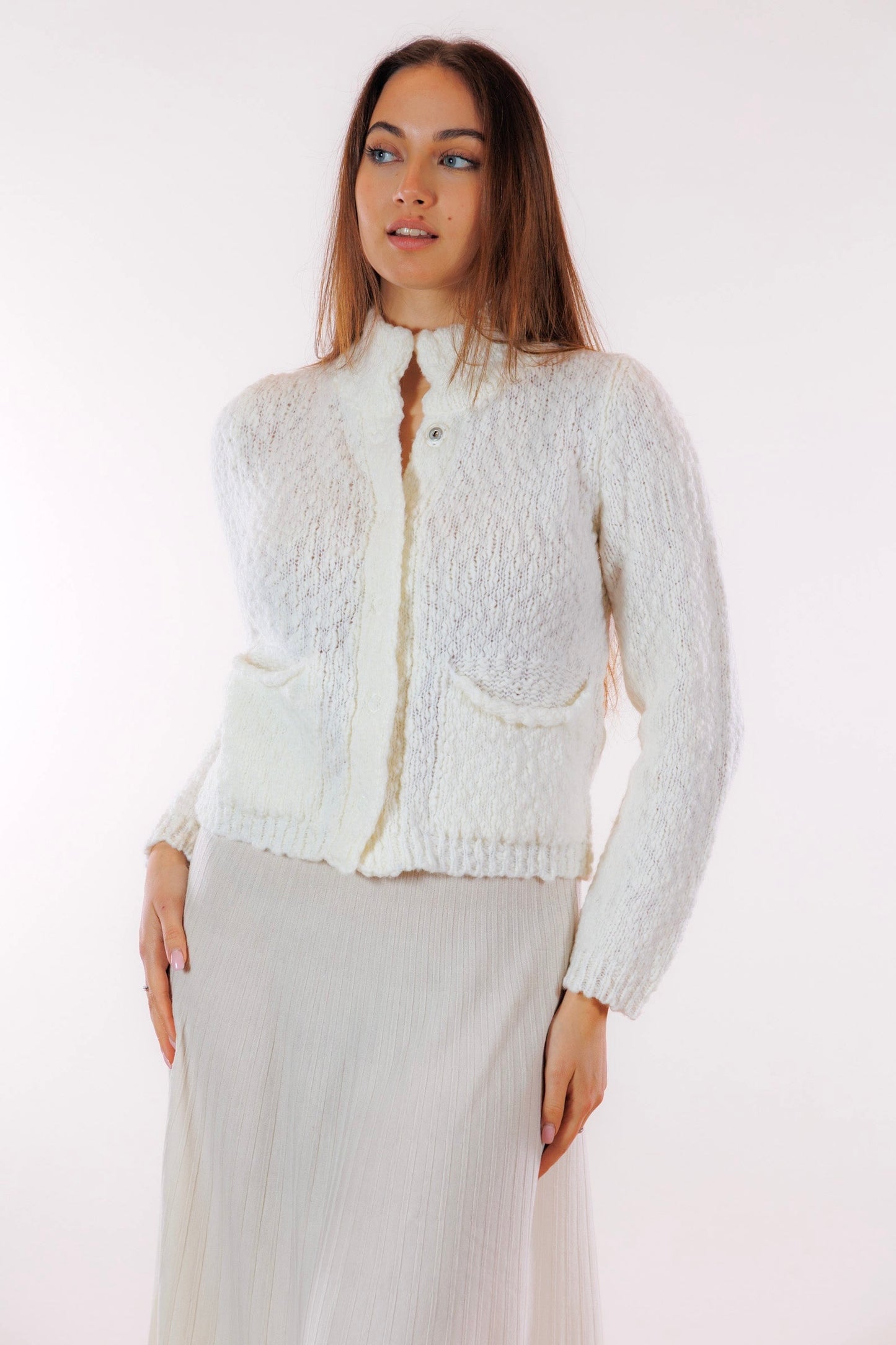 Giacca merinos bouclè