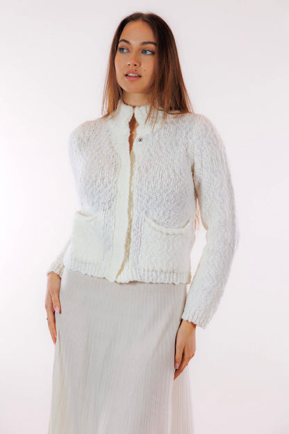 Giacca merinos bouclè