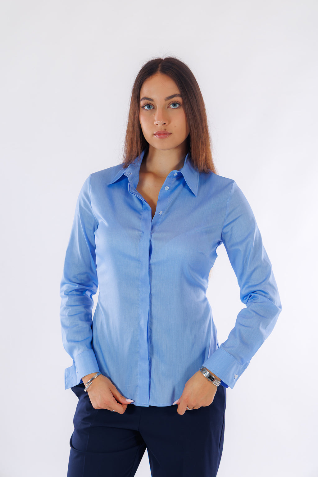 Camicia cangiante slim fit