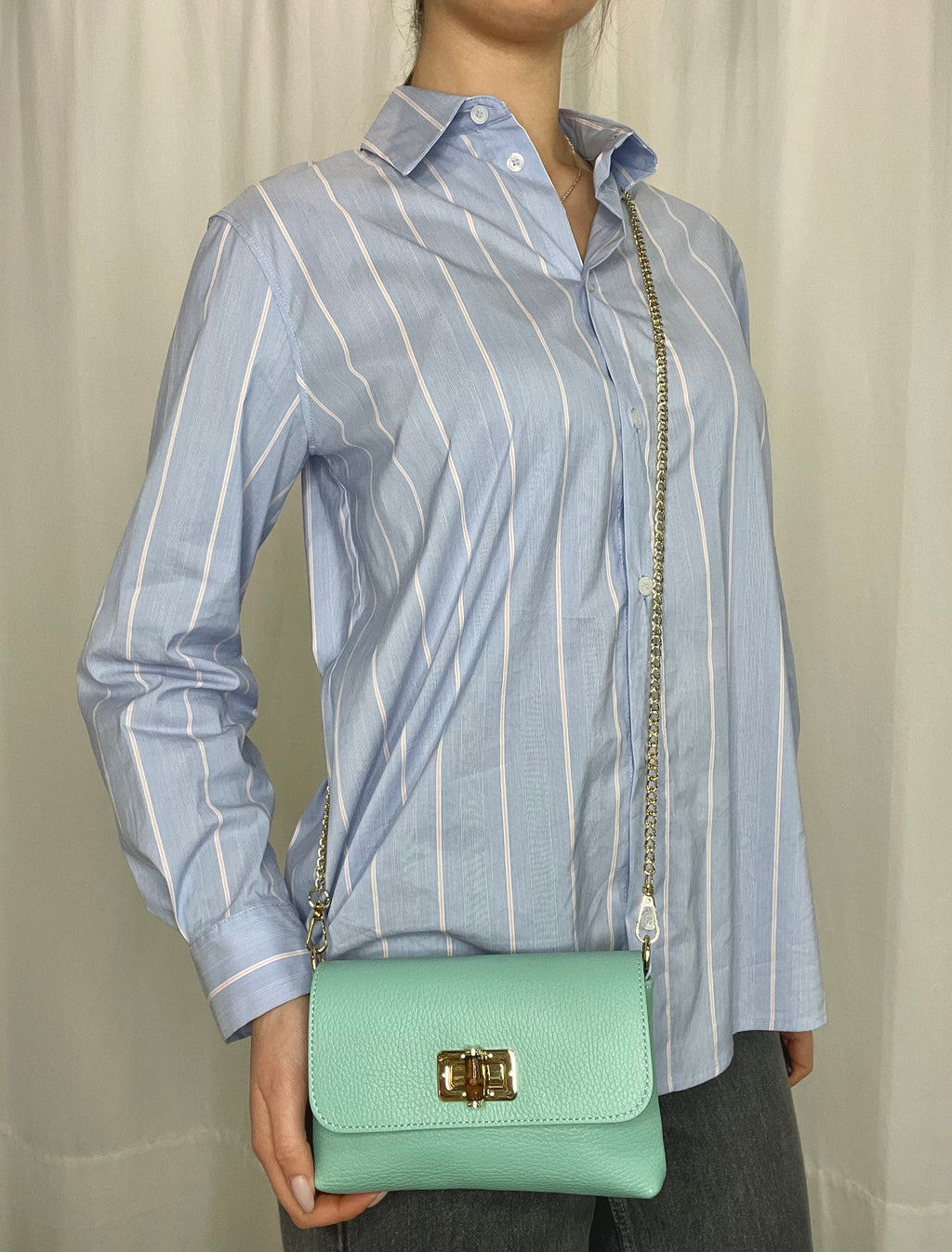 Mini pochette vera pelle