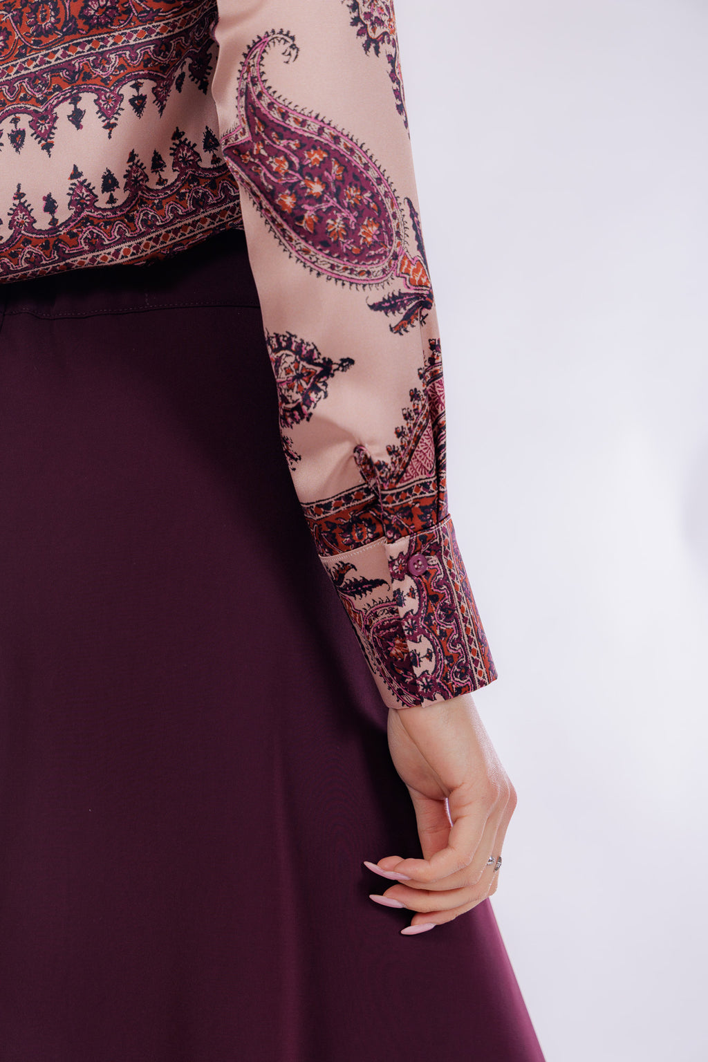 Camicia fantasia cashmere