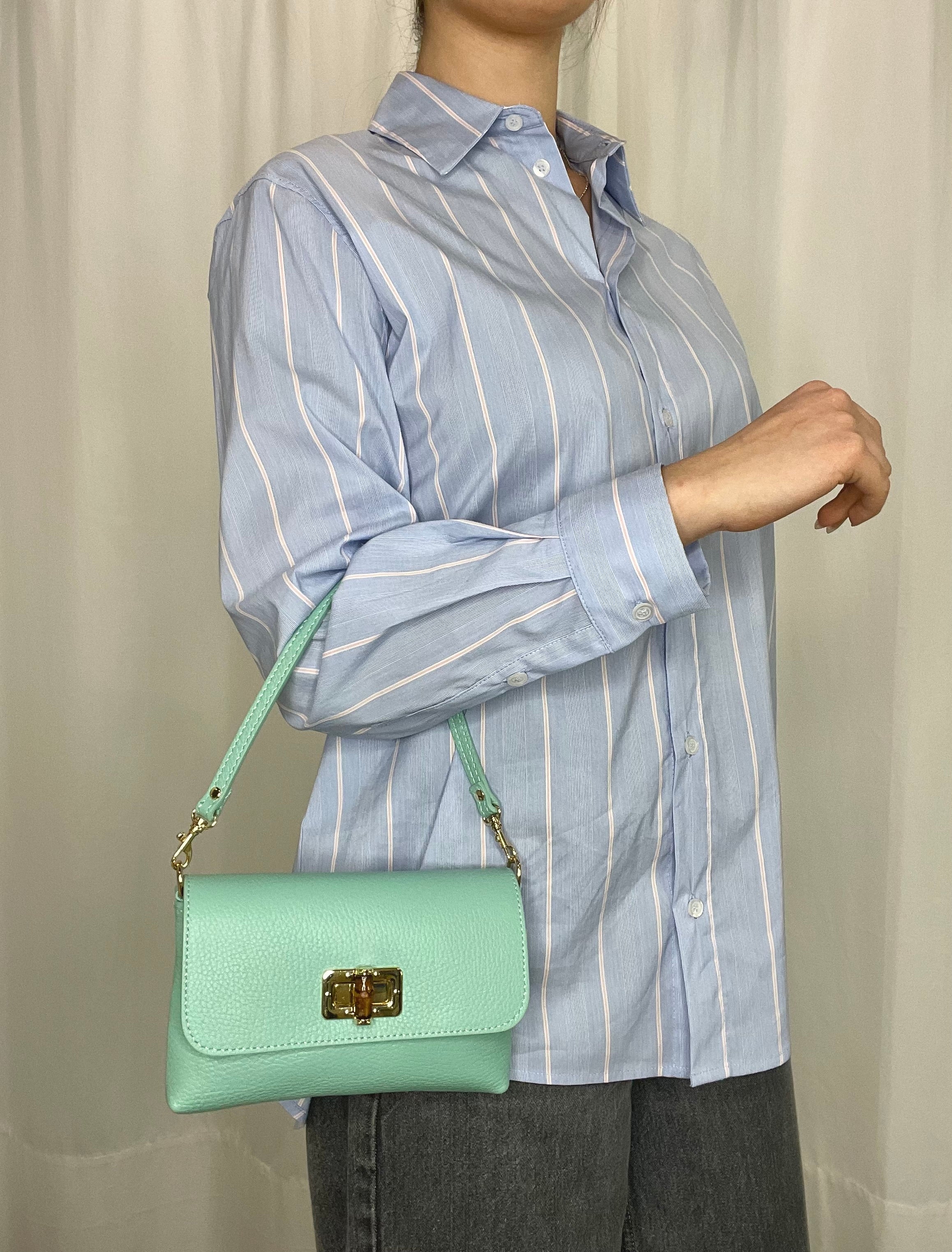 Mini pochette vera pelle