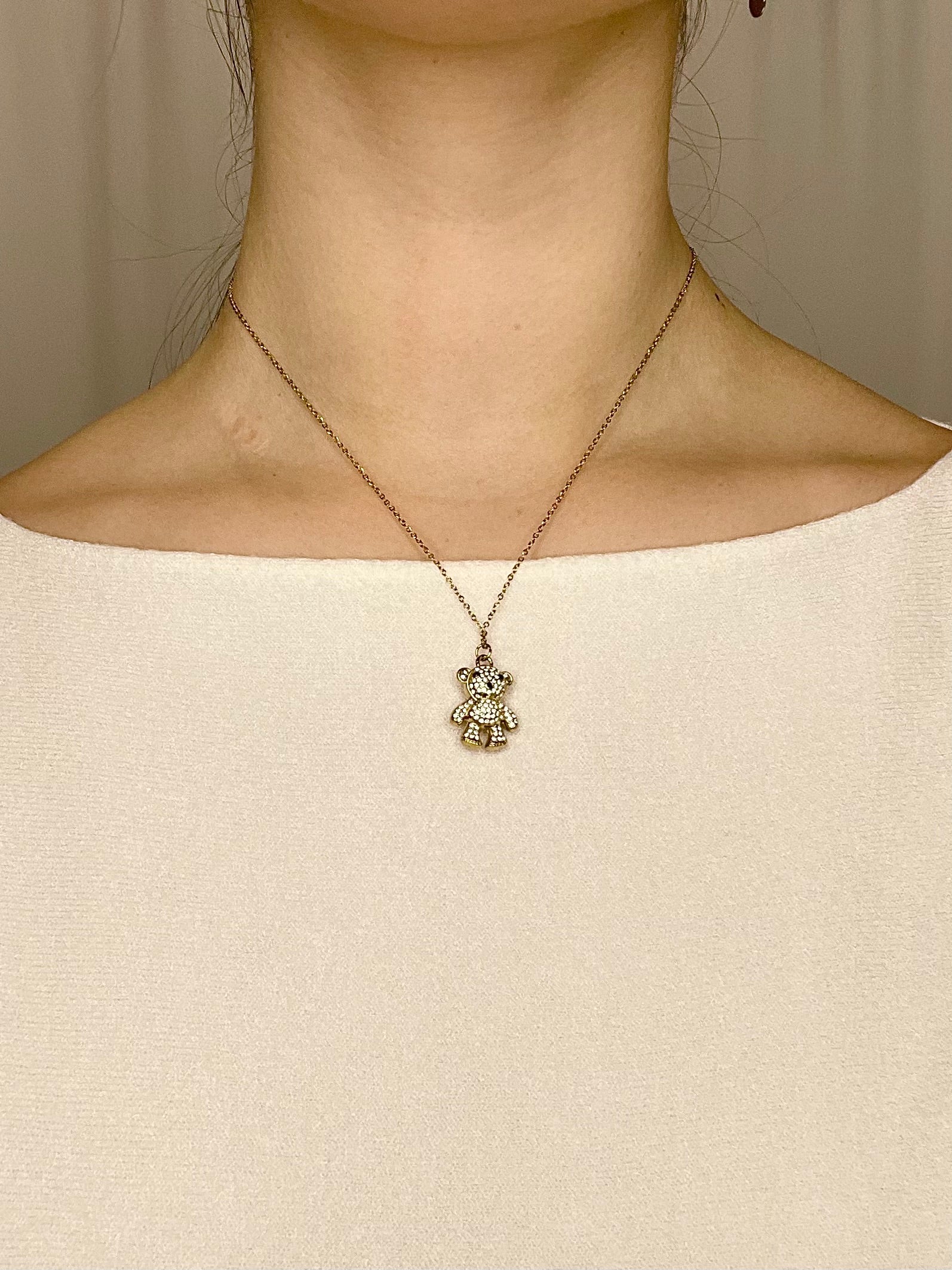 Collana orsetto pendente