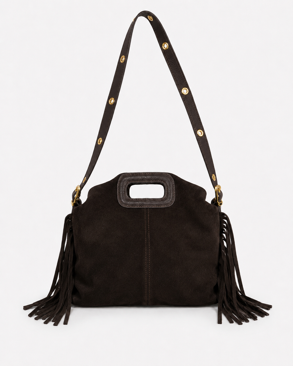 Borsa vera pelle suede