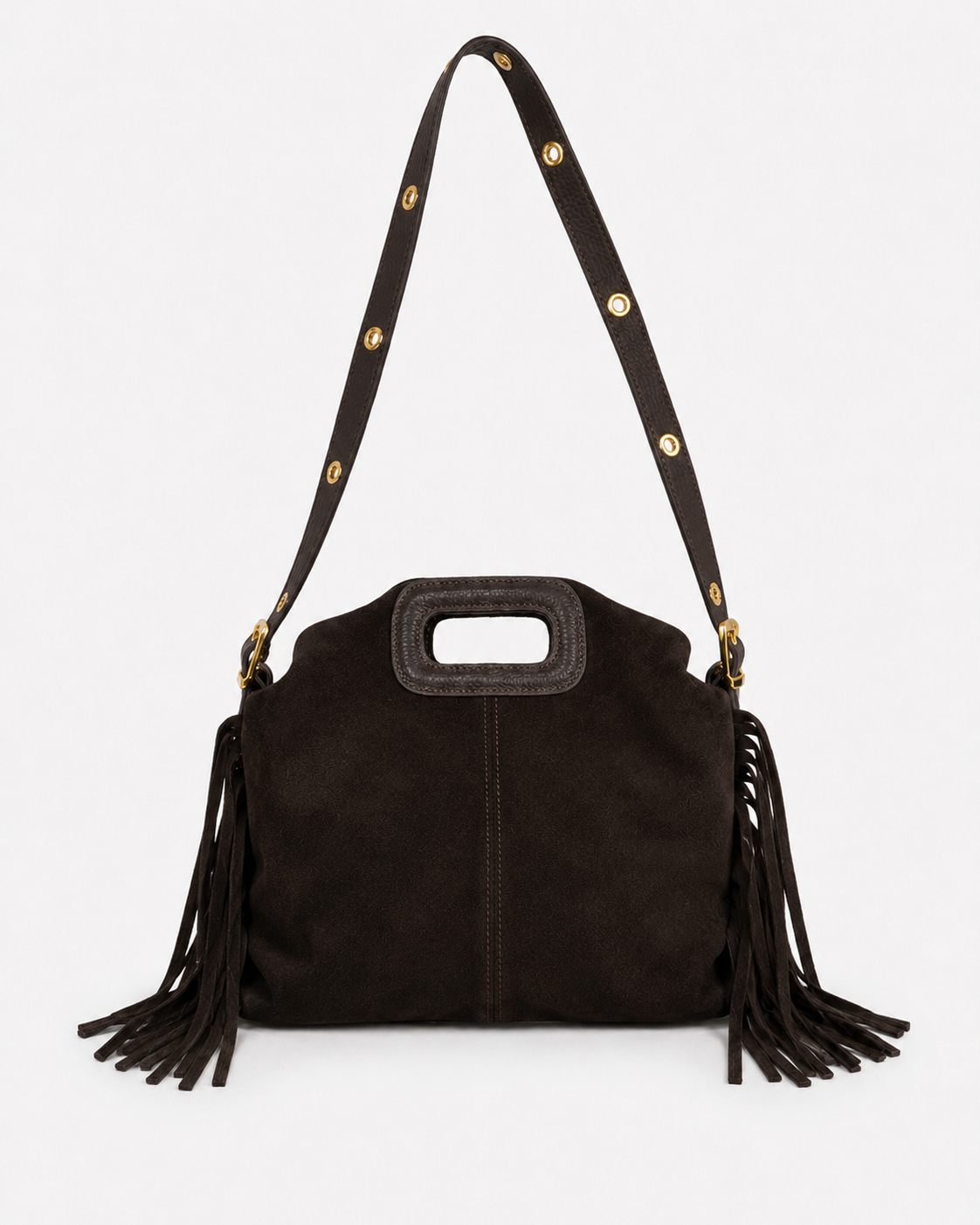 Borsa vera pelle suede