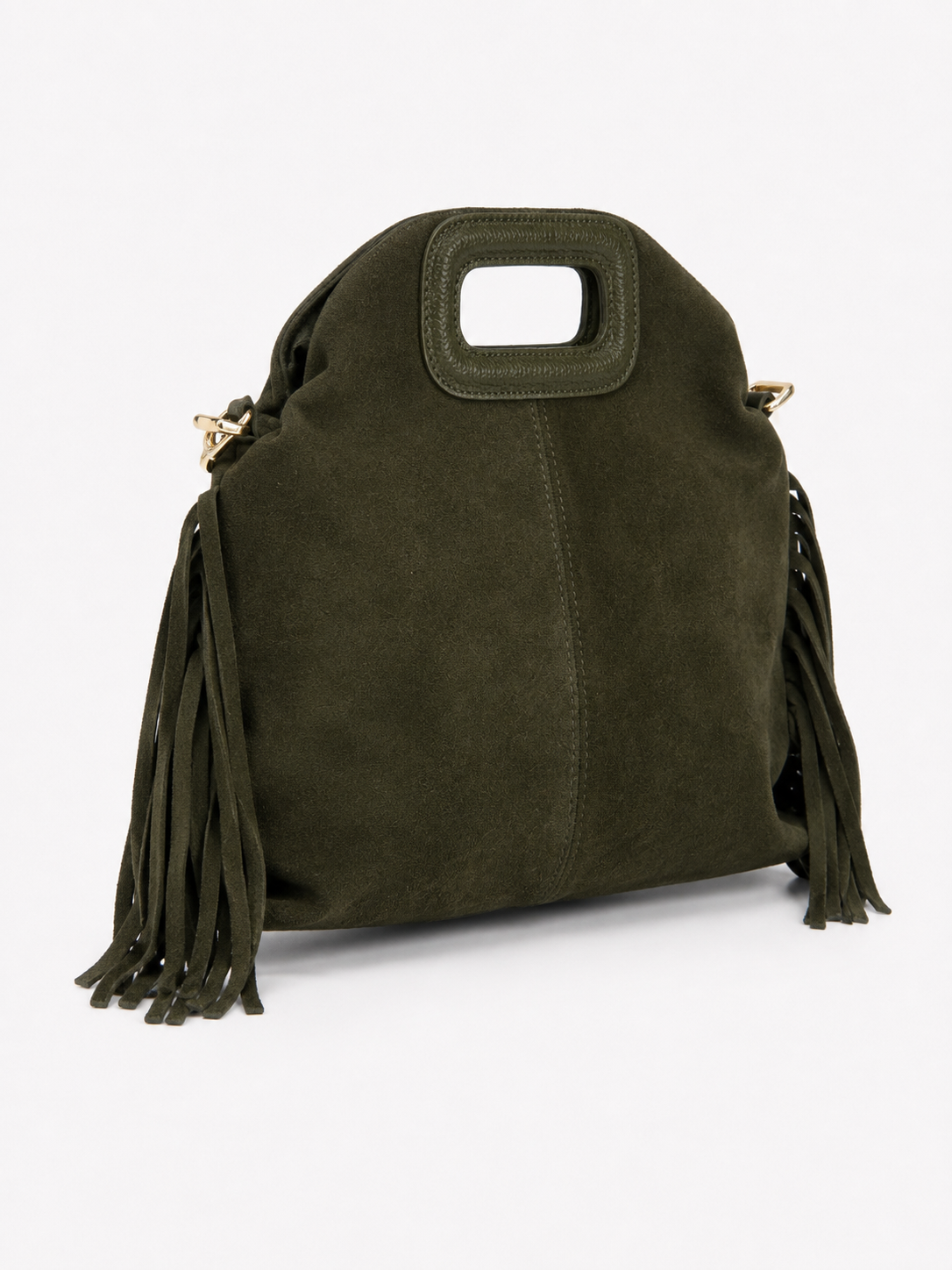 Borsa vera pelle suede
