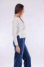 Maglia scatolina spalmata