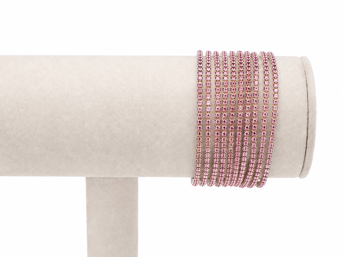 Bracciali multifilo strass
