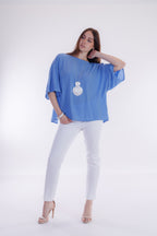 Blusa apertura dietro