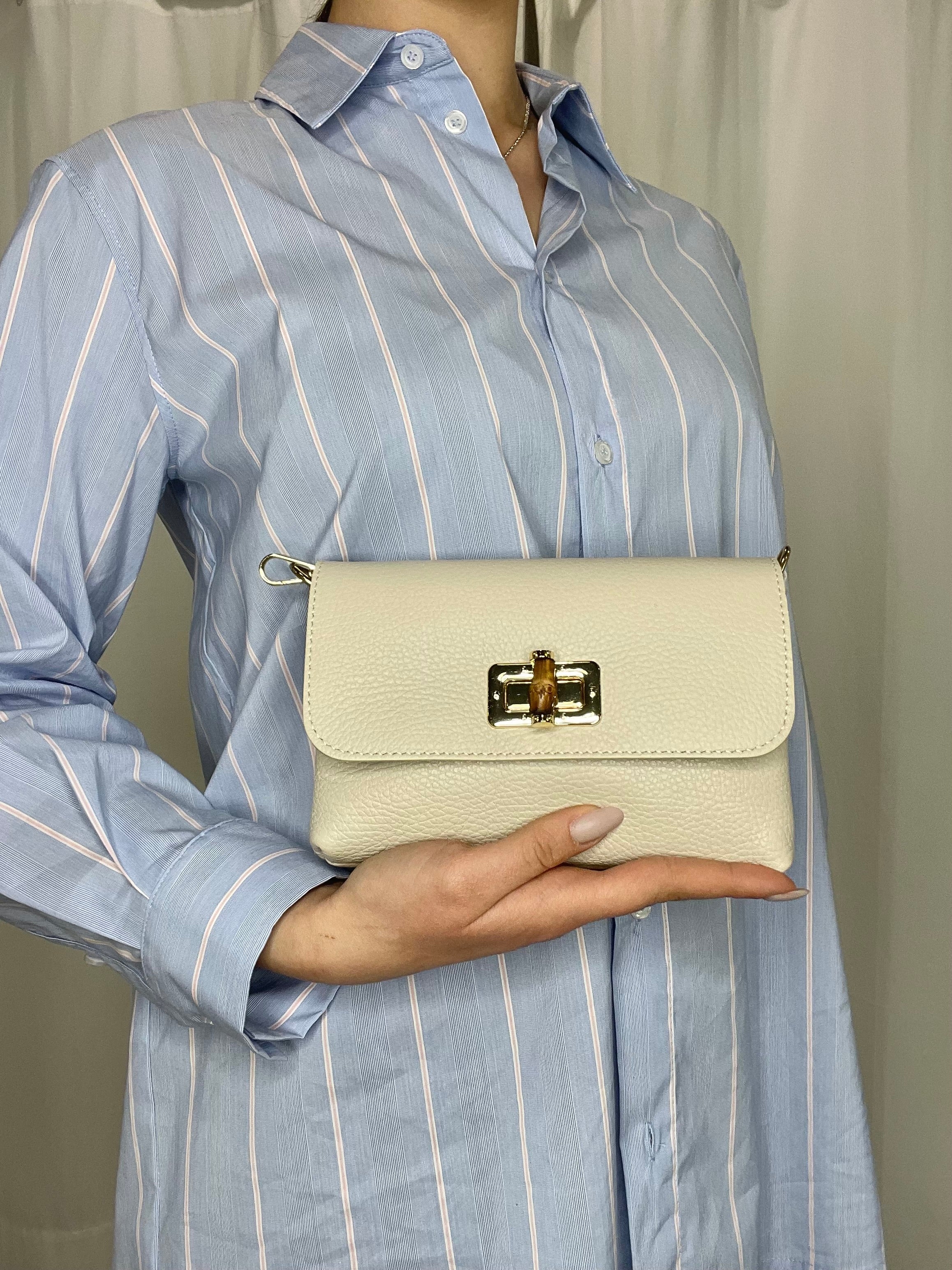 Mini pochette vera pelle