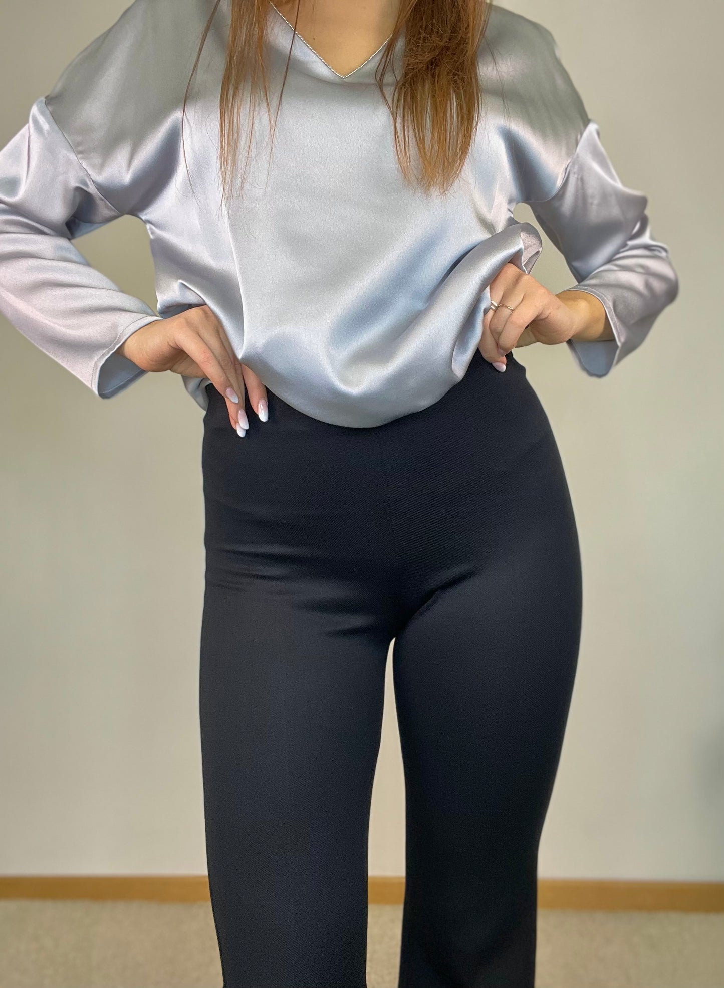 Pantalone flare cavallery