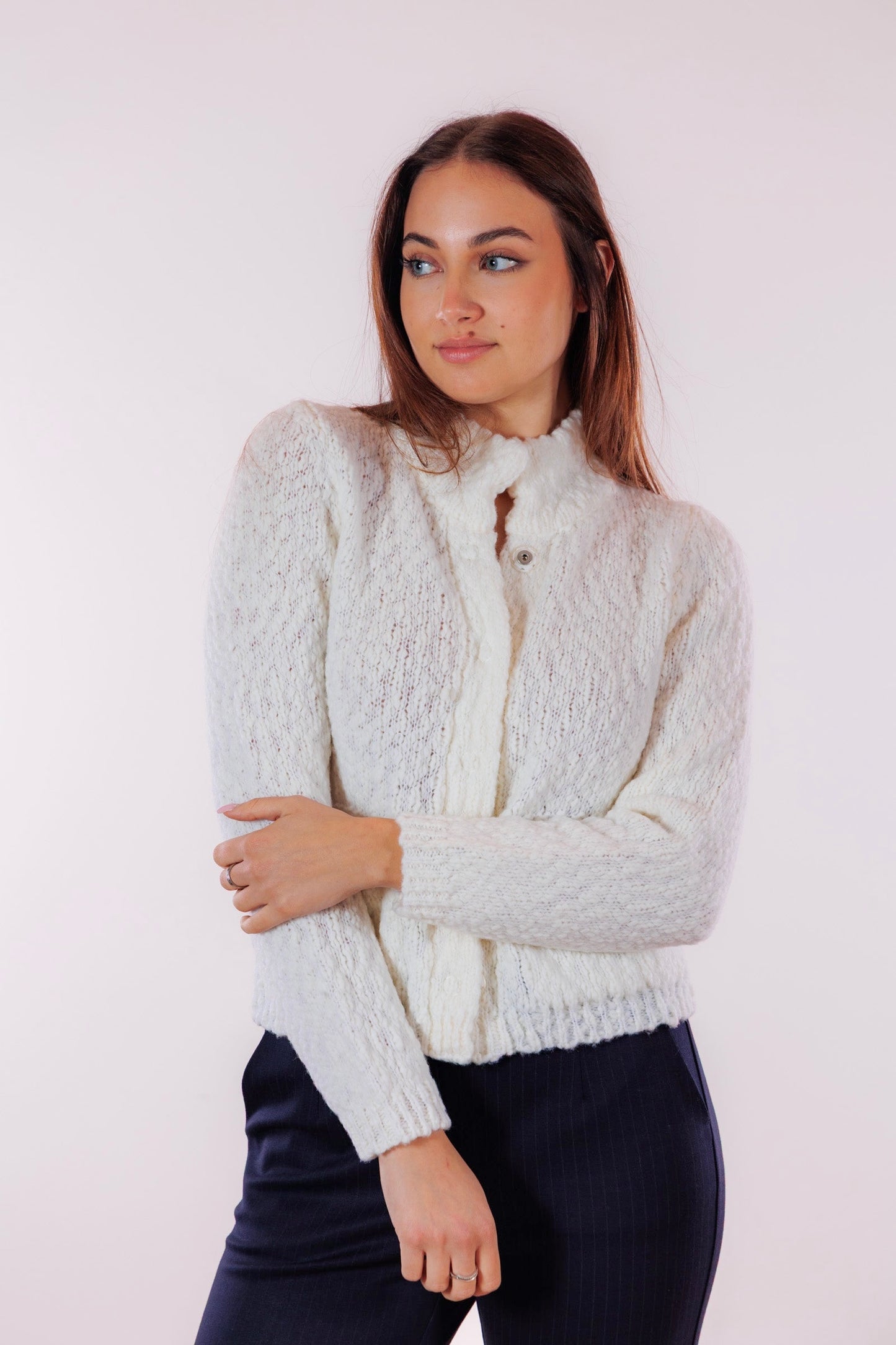 Giacca merinos bouclè