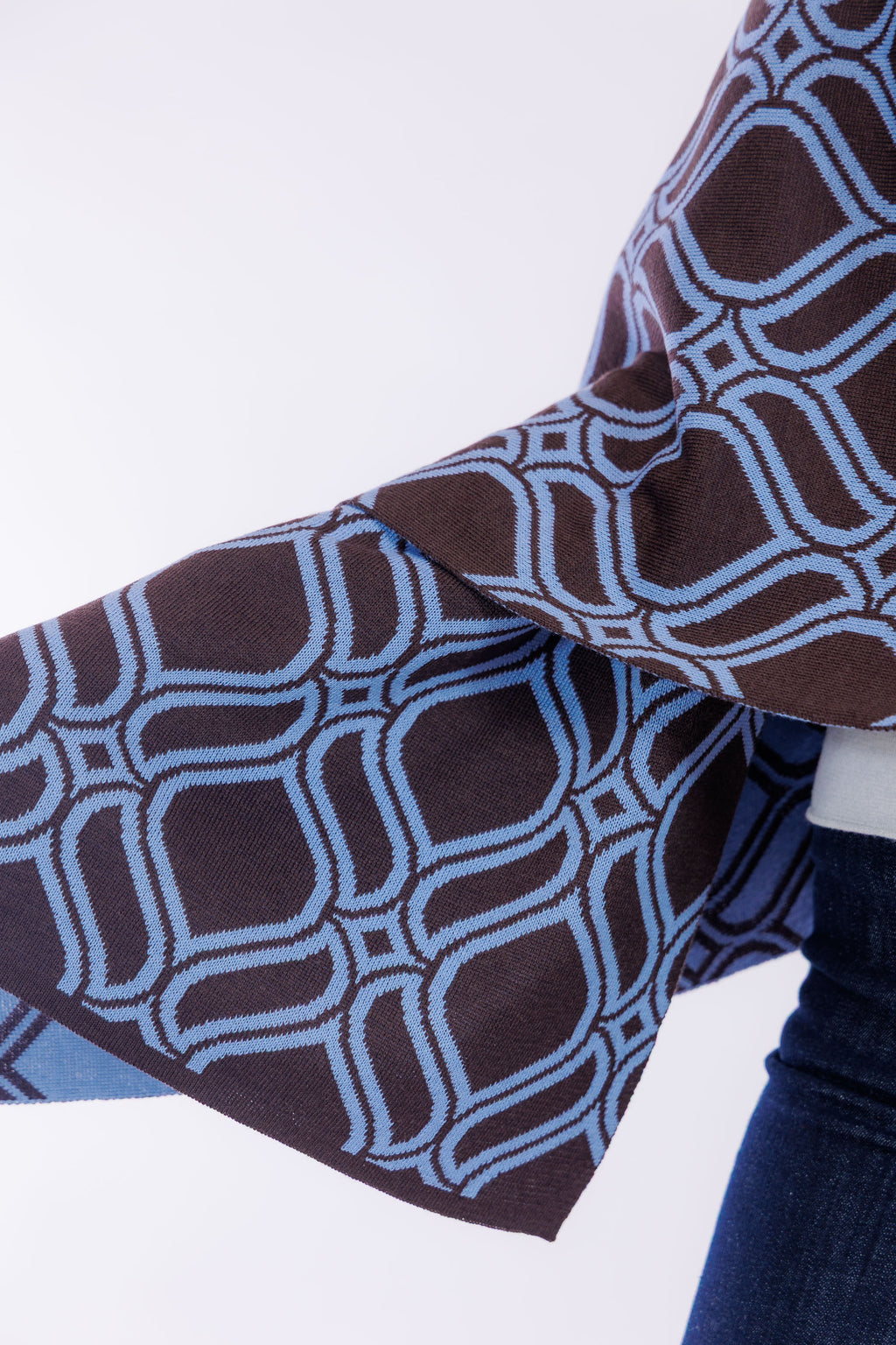 Sciarpa jacquard double face