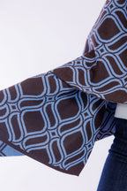 Sciarpa jacquard double face