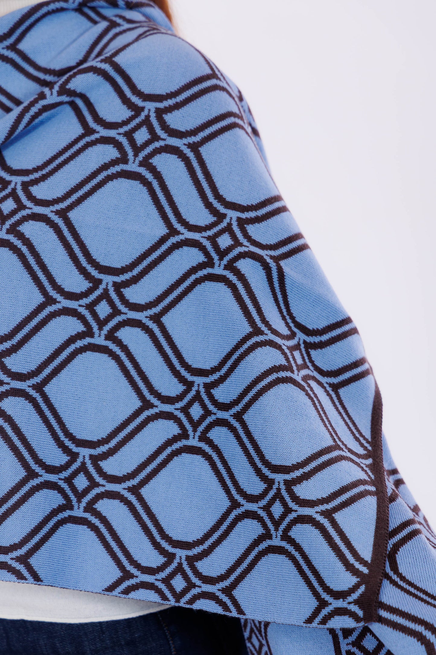 Sciarpa jacquard double face