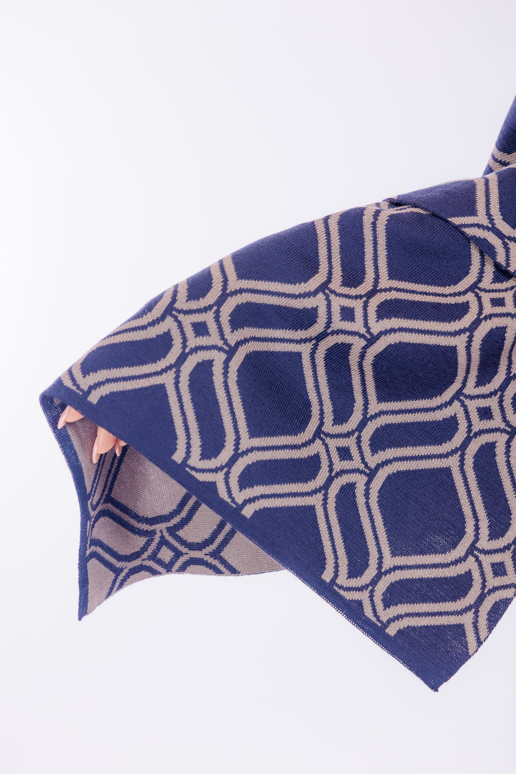 Sciarpa jacquard double face