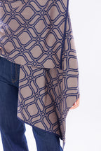 Sciarpa jacquard double face