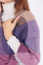 Sciarpa righe diagonali