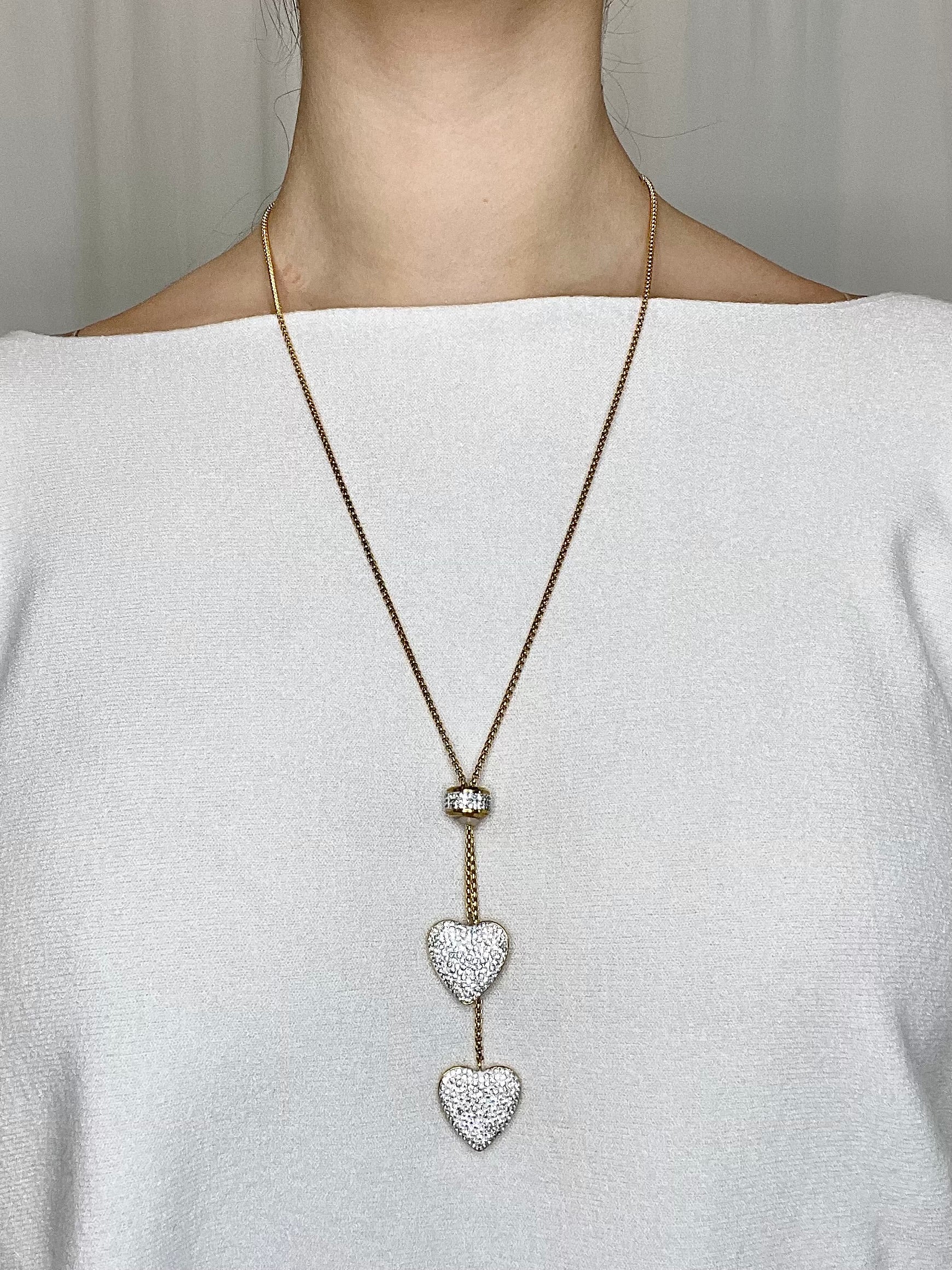 Collana cuori pendenti