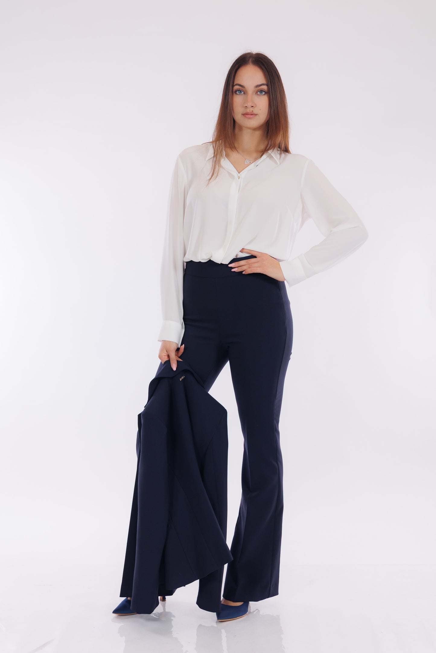 Tailleur pantalone flare