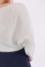 Maglia maniche pipistrello lurex