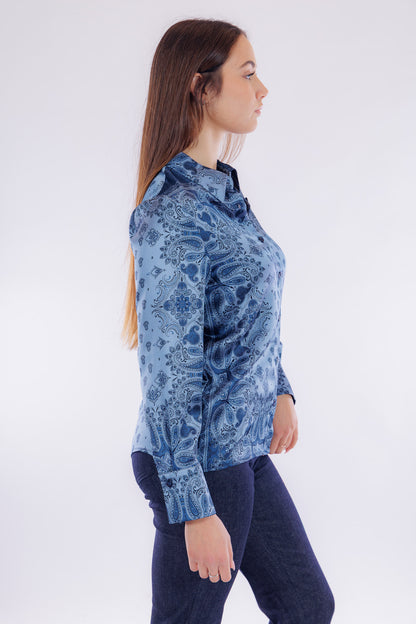 Camicia fantasia cashmere