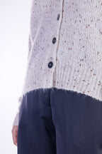 Cardigan bottoni paillettes