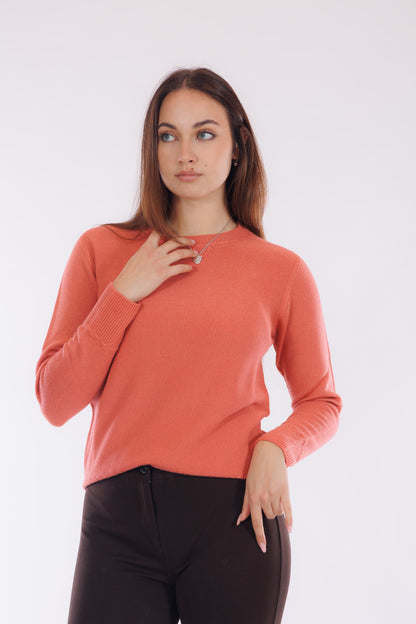 Maglia girocollo merinos