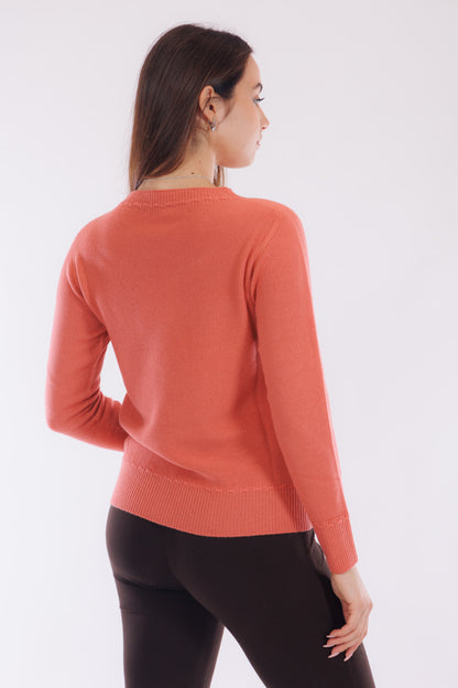 Maglia girocollo merinos