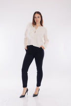 Pantalone chino risvolto