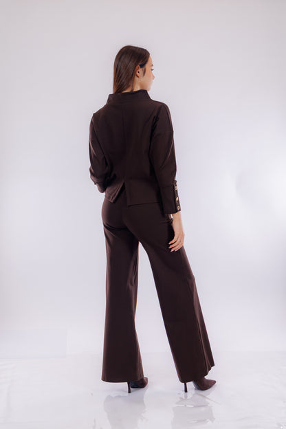 Completo punto milano bottoni oro