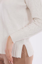 Maglia maniche trecce