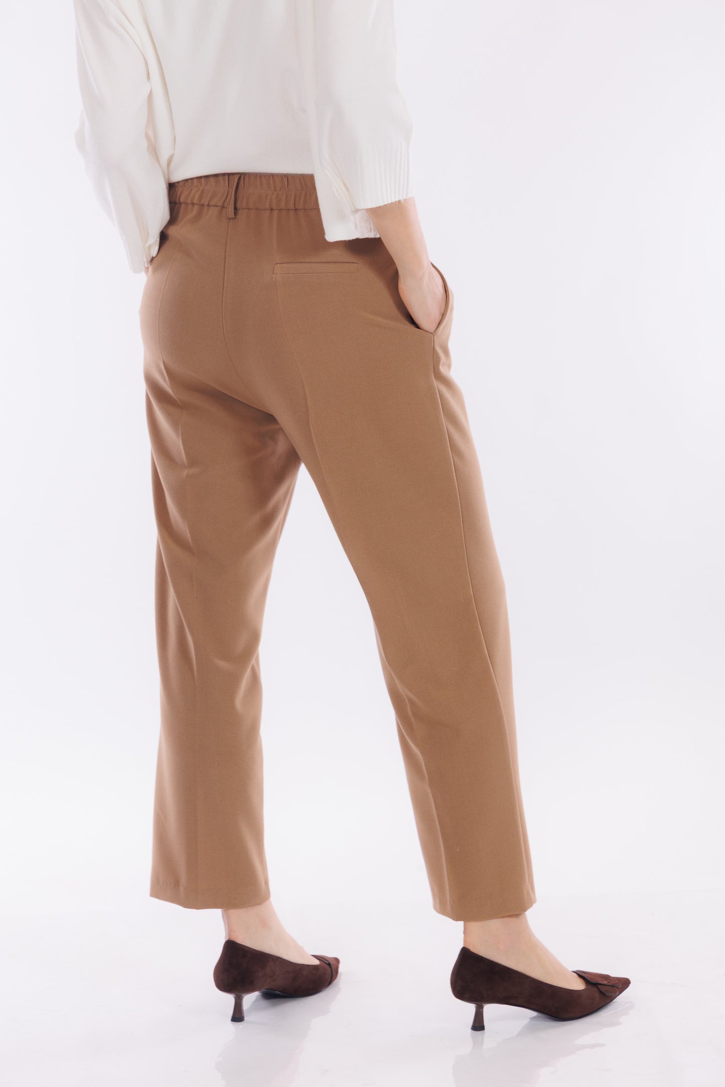 Pantalone pinces flanella
