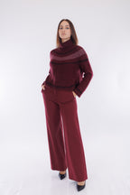 Pantalone largo punto milano