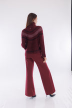 Pantalone largo punto milano