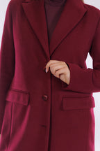 Cappotto spinato vellutato