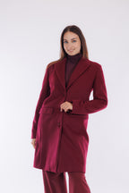 Cappotto spinato vellutato