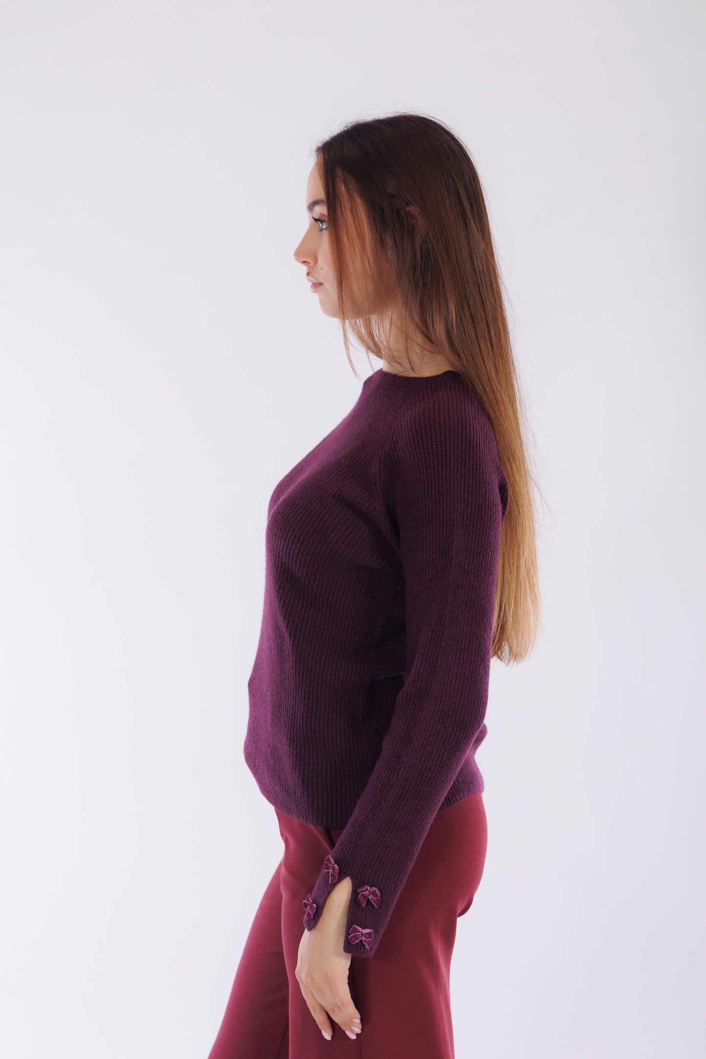 Maglia fiocchi polsi