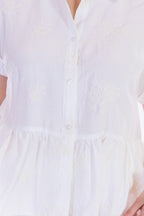 Camicia balza ricami
