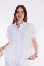 Camicia balza ricami